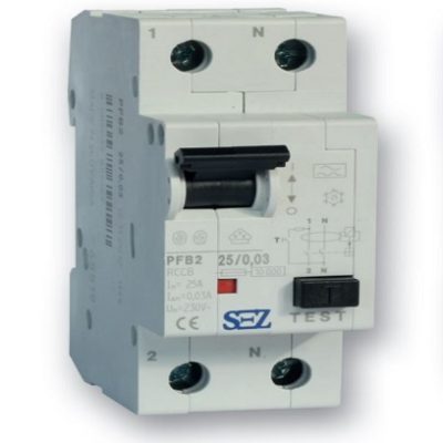 722101 - RCD 2P mod 25A, 100 mA